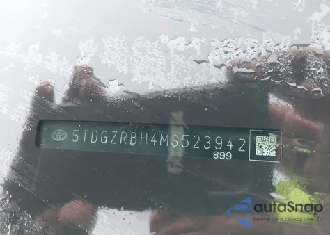 2021 Toyota Highlander Xle from USA, damaged, VIN 5TDGZRBH4MS523942